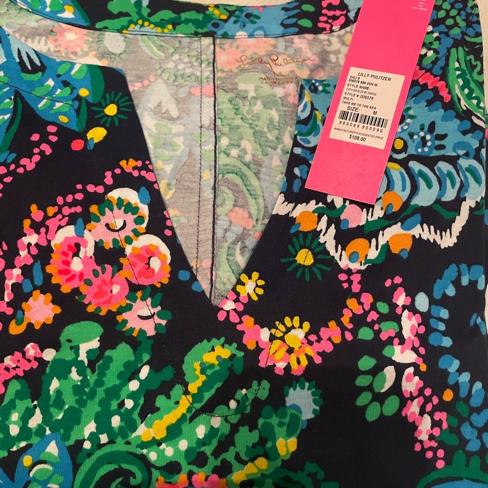 Lilly, Pulitzer, NWT Cathe  dress in Take Me To The Sea